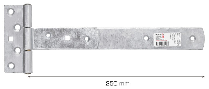 T-hengsel galvanisert 250 mm 